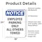 Signmission Employee Parking Only All Others Towed OSHA Notice Sign, Vinyl Decal, 18in W x 24in L, 2PK OS-2PACK-NS-D-1824-V-11957 - alternate 5